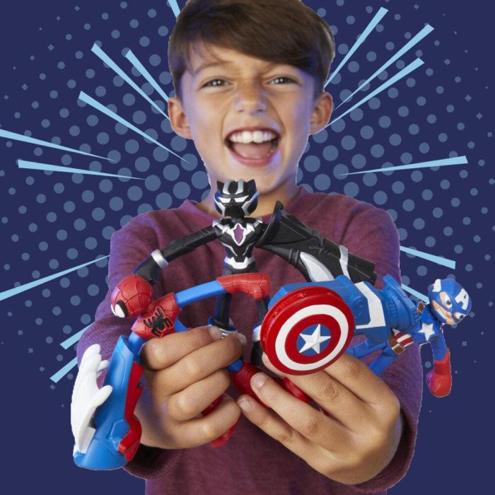 Play-Doh G0555 Set Moto Cortadora Capitán América Marvel Figura de Acción Flexible con Alas 2 en 1 y Molde para Niños +4 años 15 Play-Doh G0555 Set Moto Cortadora Capitán América Marvel Figura de Acción Flexible con Alas 2 en 1 y Molde para Niños +4 años 15