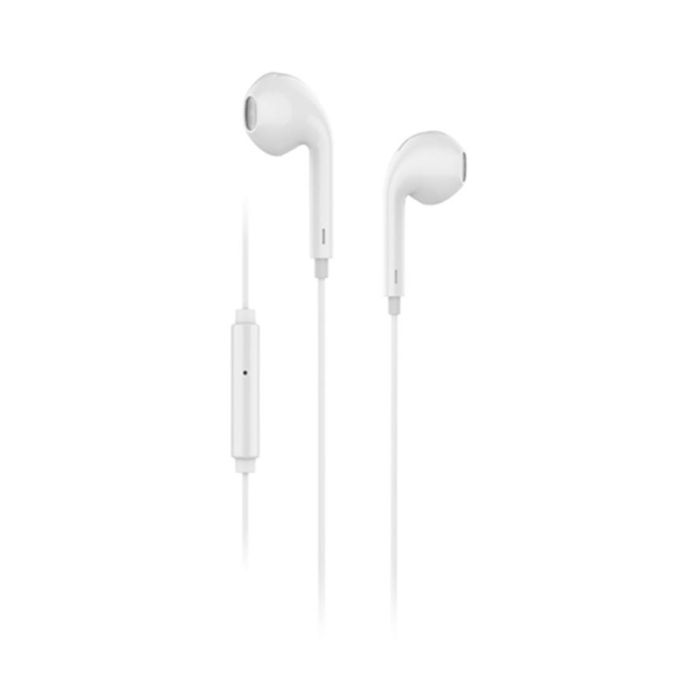Elbe AU-B15-MIC Auriculares Intra-auditivos con Micro, Blancos 2