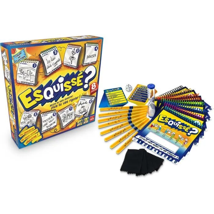 Goliath Sketched 8 Players Juego de mesa: el clásico teléfono árabe con dibujos en lugar de palabras 4