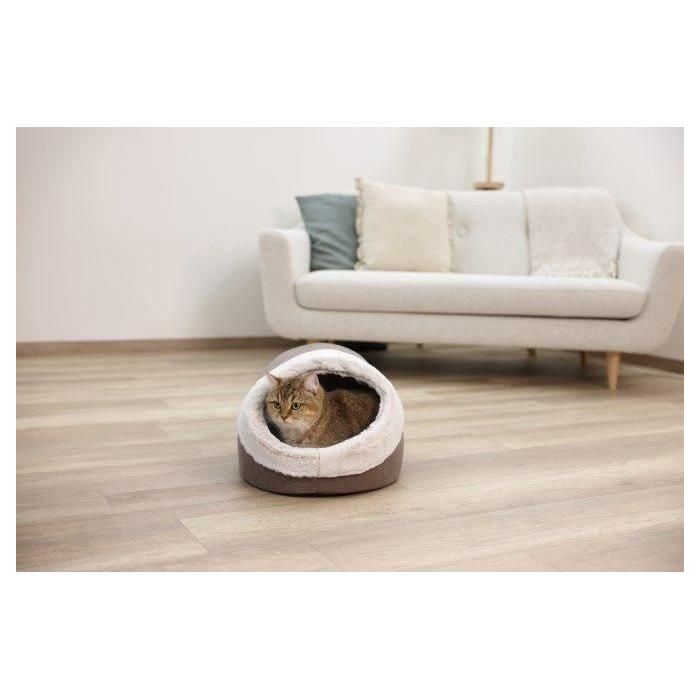 Kerbl KER4018653387801 Iglú para gatos Jana 43x54x35 cm Marrón 3 Kerbl KER4018653387801 Iglú para gatos Jana 43x54x35 cm Marrón 3