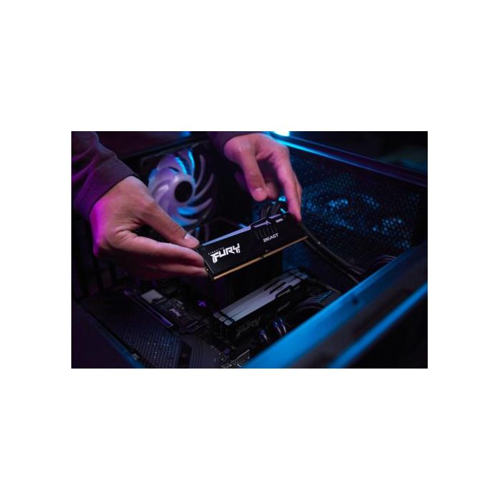 Kingston Memoria DDR5 16GB 6800MT/s Fury Beast RGB CL34 - KF568C34BBA-16 16 Kingston Memoria DDR5 16GB 6800MT/s Fury Beast RGB CL34 - KF568C34BBA-16 16