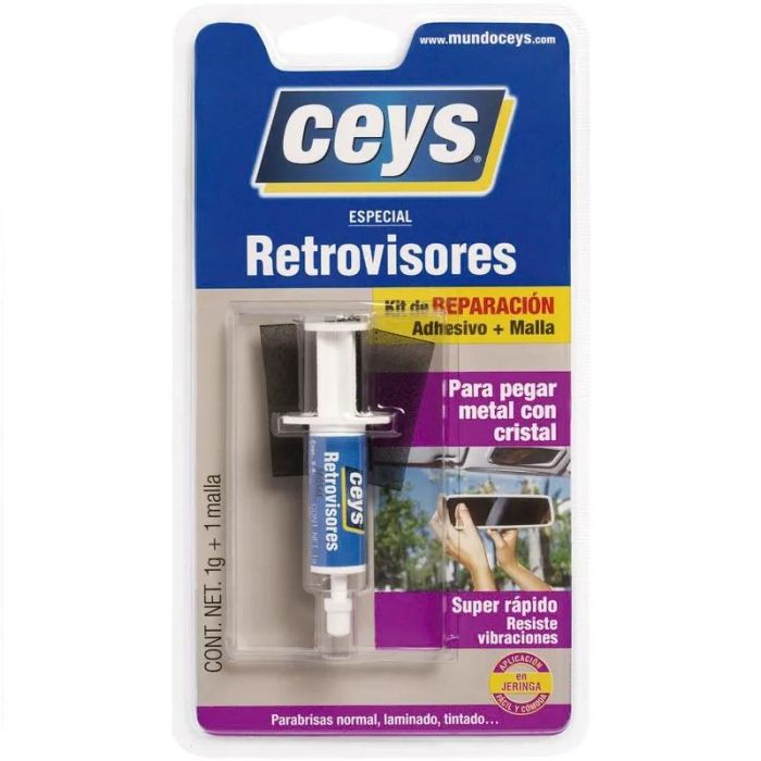 Ceys 501020 Adhesivo Retrovisor 1Gr + Malla