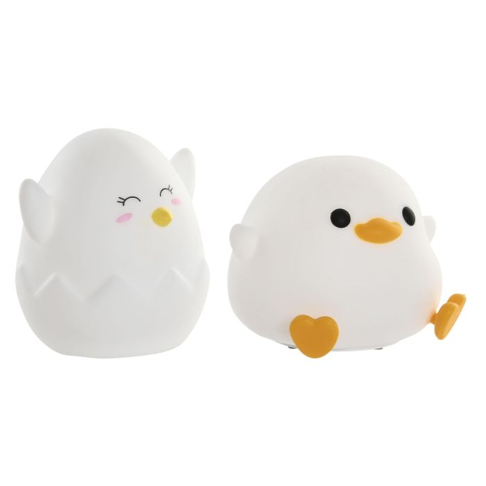 Decoracion Luminosa Baby DKD Home Decor Blanco Amarillo 10 x 9 x 12 cm (6 Unidades) Decoracion Luminosa Baby DKD Home Decor Blanco Amarillo 10 x 9 x 12 cm (6 Unidades)
