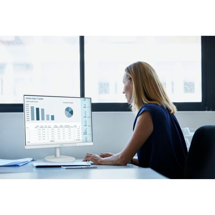 Philips 241V8AW/00 Monitor 23.8" Full HD IPS, Adaptive-Sync, LowBlue, Flicker-Free, HDMI, Sonido Estéreo, Blanco 2
