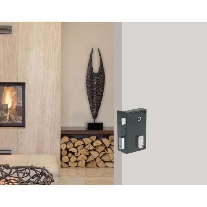 Cerradura vertical de superficie con rodillo izquierdo - YALE - YAV36G - Caqui - 2 llaves incluidas - Puerta de comunicación interior 2 Cerradura vertical de superficie con rodillo izquierdo - YALE - YAV36G - Caqui - 2 llaves incluidas - Puerta de comunicación interior 2