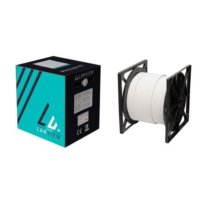 Lanview Cable Ethernet Cat6a U-FTP HD-BaseT LSZH blanco 305m Dca 2