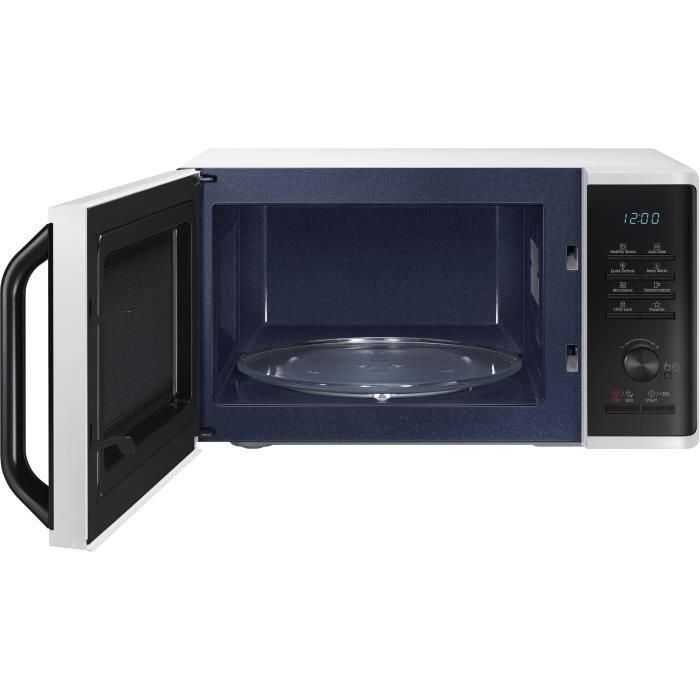 Samsung Microondas Solo 23L con Control Electrónico, Función Mantener Caliente, Descongelación Rápida y a Vapor, Blanco 1