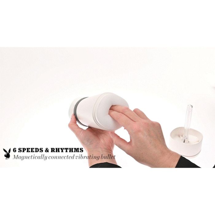 Masturbador Masculino Playboy Playboy Blanco 12 Masturbador Masculino Playboy Playboy Blanco 12