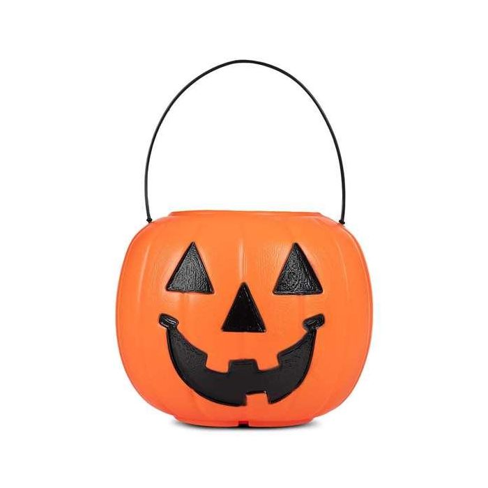 Cesta calabaza naranja talla 21,6 x 21,6 x 30,5 cm Cesta calabaza naranja talla 21,6 x 21,6 x 30,5 cm