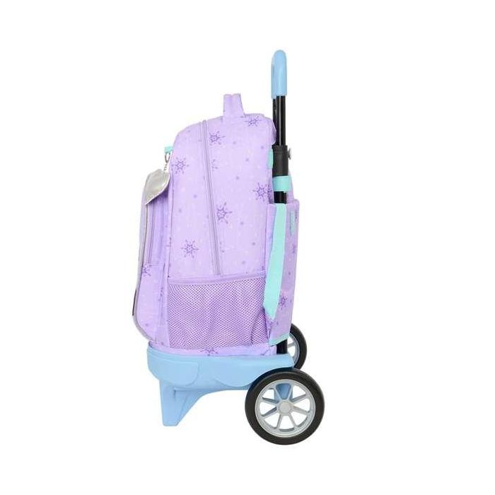 Mochila Escolar con Ruedas Frozen Spirit Lila 33 x 45 x 22 cm 2