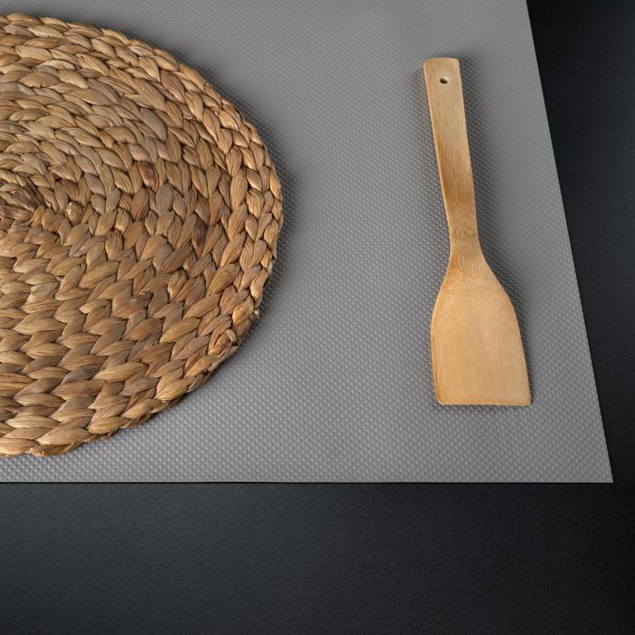 Emuca Esterilla antideslizante para cajones, Punteado, longitud 20m x 480mm, Plástico, Gris 1 Emuca Esterilla antideslizante para cajones, Punteado, longitud 20m x 480mm, Plástico, Gris 1