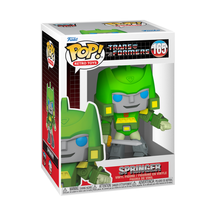 Funko POP! Retro Toys Transformers Springer S6 Figura Coleccionable Vinilo 12.2 cm Caja 165 1