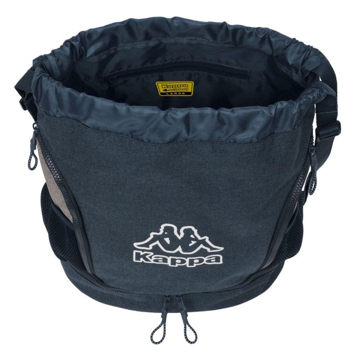 Mochila Saco Infantil Kappa Dark navy Gris Azul marino 35 x 40 x 1 cm Mochila Saco Infantil Kappa Dark navy Gris Azul marino 35 x 40 x 1 cm