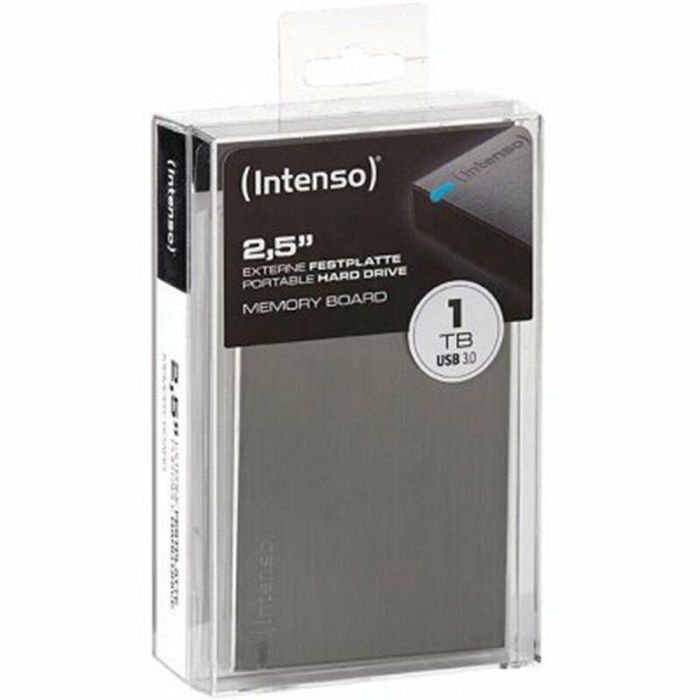 Intenso Disco duro externo portátil 1 TB, 2.5 pulgadas, Antracita, carcasa de aluminio de alta calidad 1