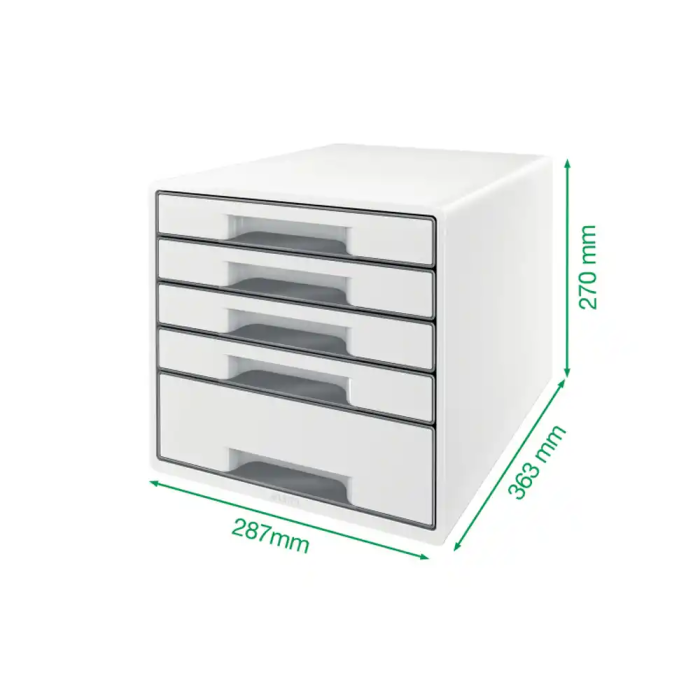 Cajón Archivador Leitz WOW CUBE Negro 3 Cajón Archivador Leitz WOW CUBE Negro 3