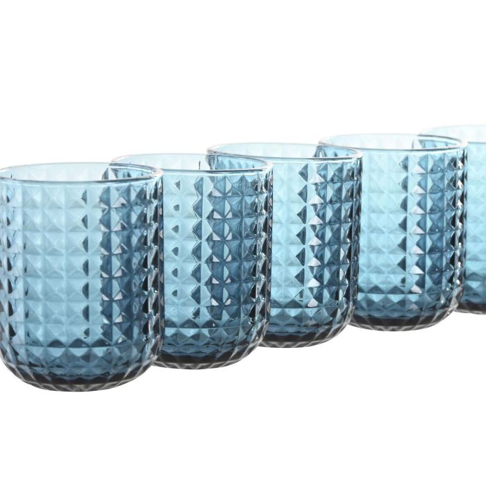 Vaso Basicos DKD Home Decor Azul 8 x 9.5 x 8 cm Set de 6 3 Vaso Basicos DKD Home Decor Azul 8 x 9.5 x 8 cm Set de 6 3
