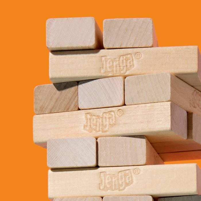 HASBRO Juego Jenga de 54 bloques de madera para +6 años 5