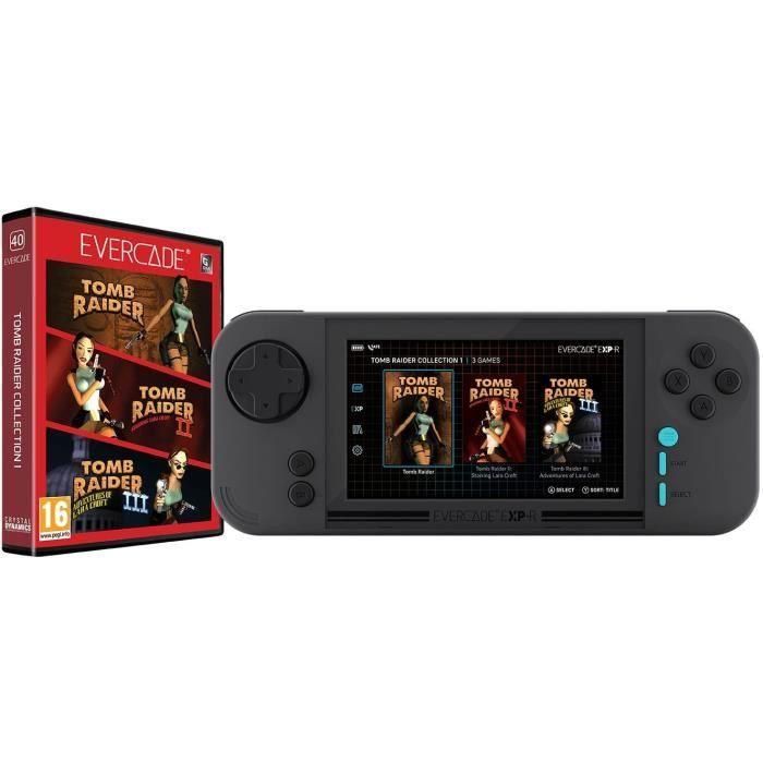 Evercade 5060990240577 Consola de Retrogaming Paquete EXP-R con Tomb Raider 1-2-3 1 Evercade 5060990240577 Consola de Retrogaming Paquete EXP-R con Tomb Raider 1-2-3 1