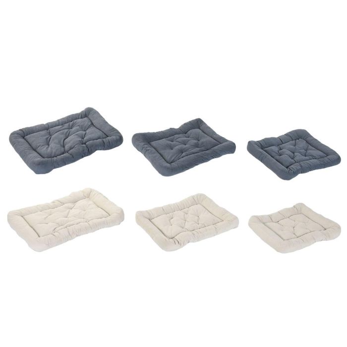 Cama para mascota Home ESPRIT Beige Gris Crema Gris oscuro 72 X 60 X 9 CM 2 Unidades Cama para mascota Home ESPRIT Beige Gris Crema Gris oscuro 72 X 60 X 9 CM 2 Unidades