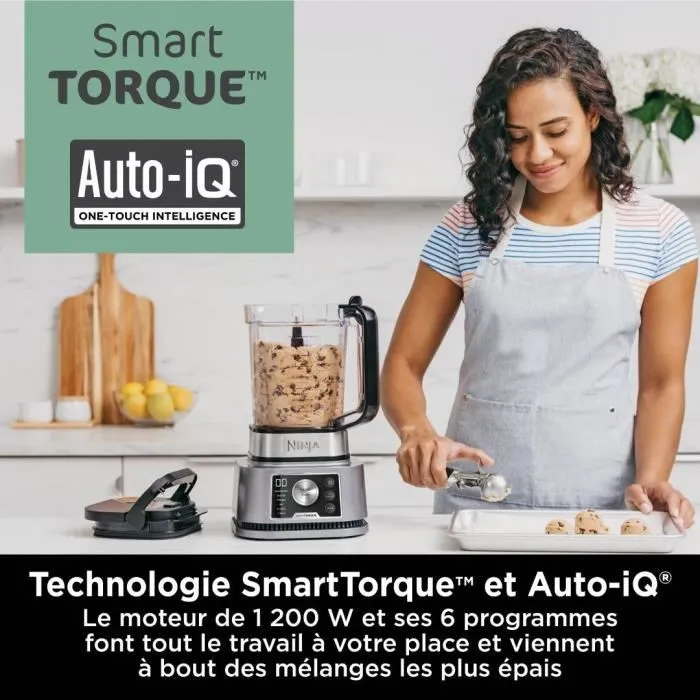 Ninja CB350EU Batidora de Vaso 3 en 1 Foodi Power Nutri 1.200W 5