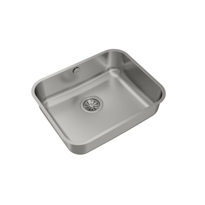 Fregadero de Un Seno Teka BE5040 MAX Plateado 2 Fregadero de Un Seno Teka BE5040 MAX Plateado 2