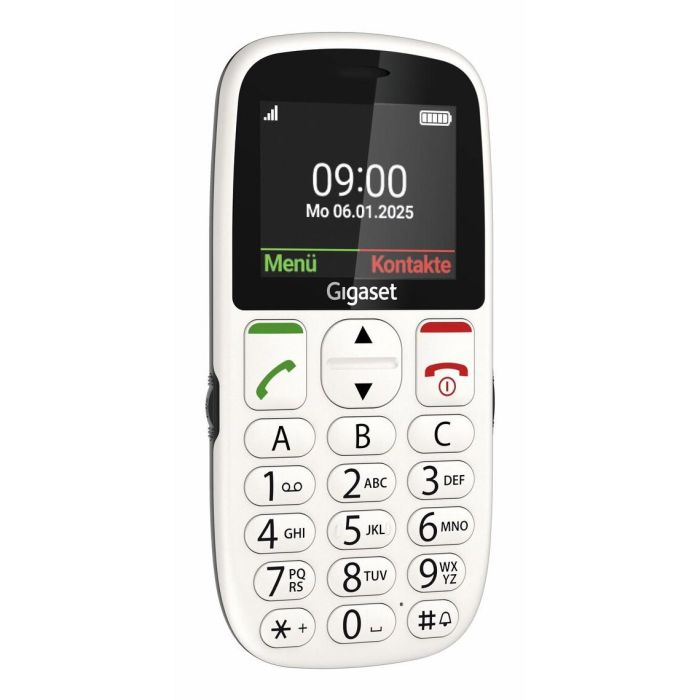 Gigaset GL395 Teléfono para personas mayores, 5.59 cm (2.2"), 90 g, Blanco, S30853-H1230-R103 1