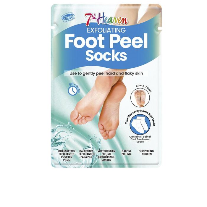 7Th Heaven FOOT PEEL Mascarilla Exfoliante para Pies con Ácido Glicólico y Niacinamida - 1 u