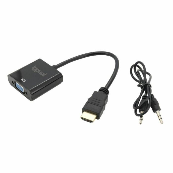Cable HDMI iggual IGG317303 Negro WUXGA 1 Cable HDMI iggual IGG317303 Negro WUXGA 1