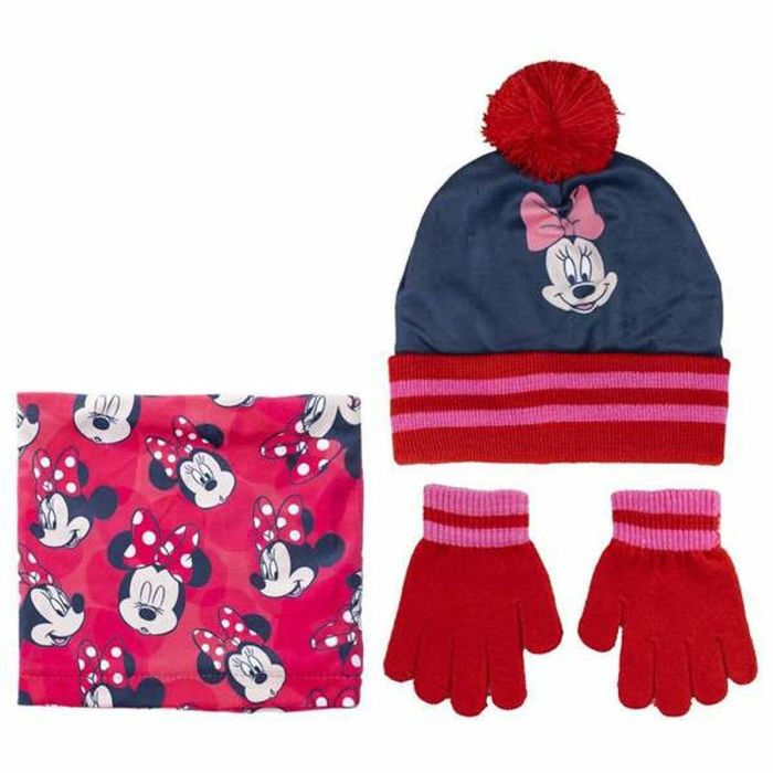 Conjunto 3 piezas Minnie (gorro, braga cuello y guantes) 2/8 años