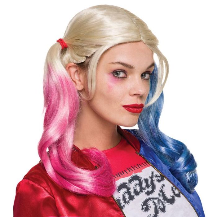 RUBIES Peluca Harley Quinn DC Comics para adulto