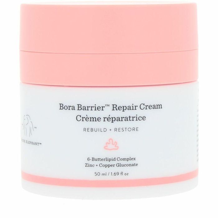 Drunk Elephant BORA BARRIER Crema Reparadora 50 ml – Hidratante Facial Nutritiva para Piel Seca y Sensible