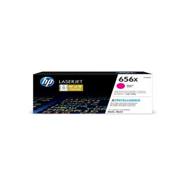 HP CF463X Cartucho de Tóner Original Magenta 656X Alta Capacidad 22000 Páginas para LaserJet Enterprise M652 M653 HP CF463X Cartucho de Tóner Original Magenta 656X Alta Capacidad 22000 Páginas para LaserJet Enterprise M652 M653