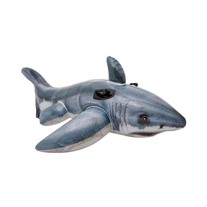 Figura hinchable tiburon blanco 173x107 cm (+ 3 años) Figura hinchable tiburon blanco 173x107 cm (+ 3 años)
