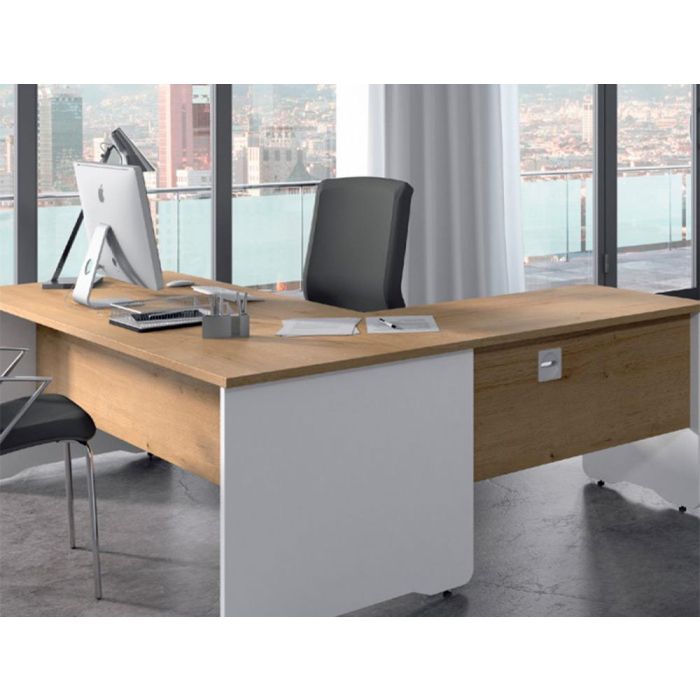 Mesa De Oficina Rocada Work 2001Ab02 Aluminio-Gris 140x80 cm 5 Mesa De Oficina Rocada Work 2001Ab02 Aluminio-Gris 140x80 cm 5