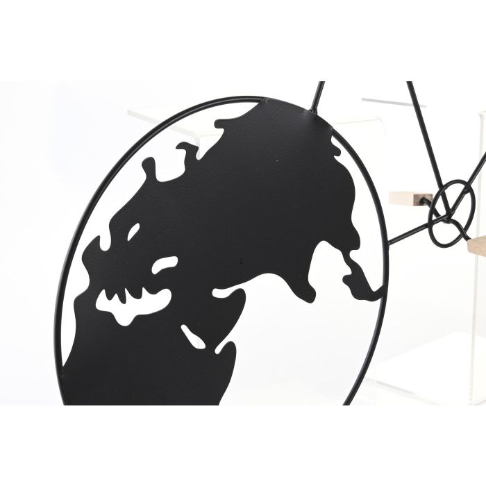 DKD Home Decor Decoracion Pared Loft Metal Negro 74 x 43.5 x 10 cm 1