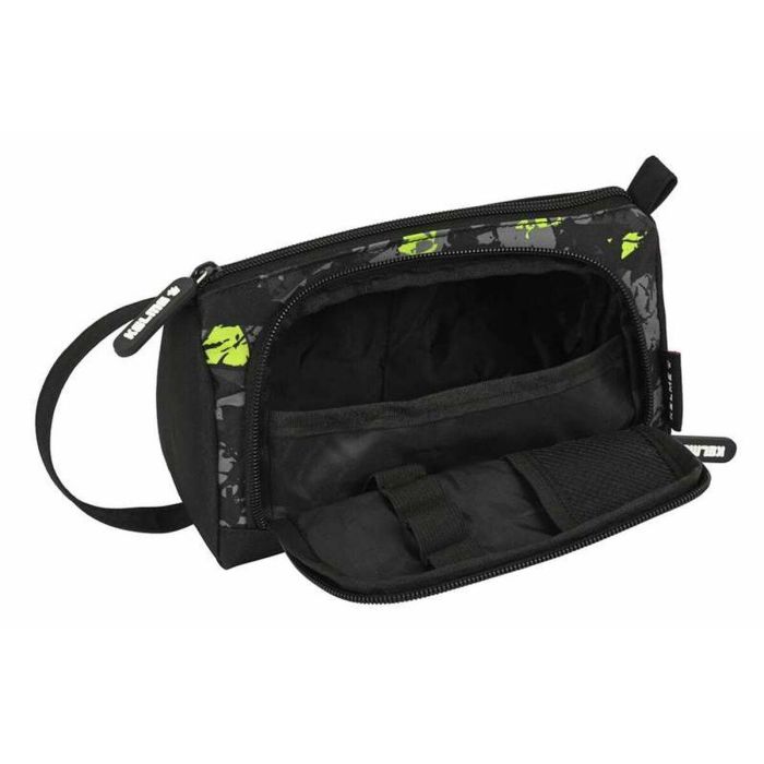 Estuche Escolar Kelme Jungle Negro Gris Lima 20 x 11 x 8.5 cm 1 Estuche Escolar Kelme Jungle Negro Gris Lima 20 x 11 x 8.5 cm 1
