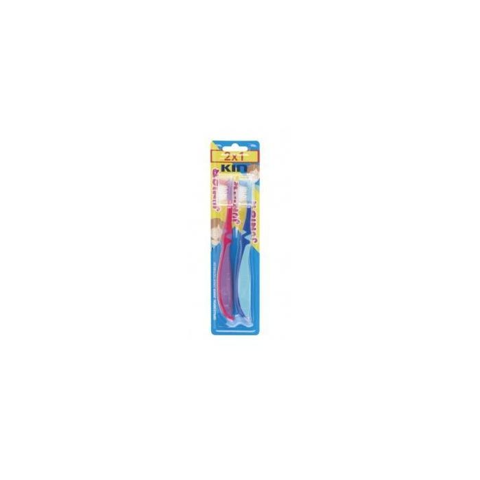 Cepillo Dental Kin Junior 6-12 Años Capuchon 2X1 Cepillo Dental Kin Junior 6-12 Años Capuchon 2X1