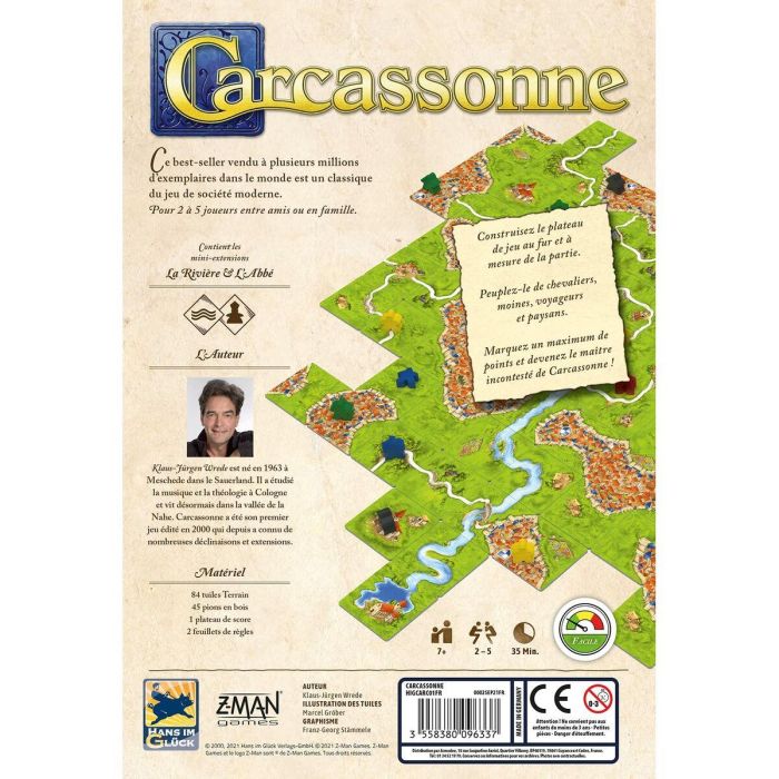 Juego de mesa Z-Man Games - Carcasona 2