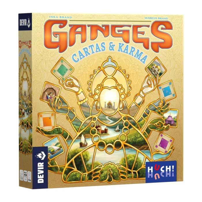Devir Juego de Mesa Ganges Cartas y Karma - Estrategia, India Mogol, 2-4 Jugadores