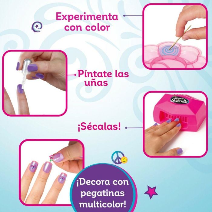 Set de Manicura Cra-Z-Art MAGIC 11 x 5,5 x 9,5 cm 4 Unidades 2