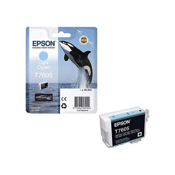 Consumibles Epson Cartucho Cian Claro Sc-P600 4