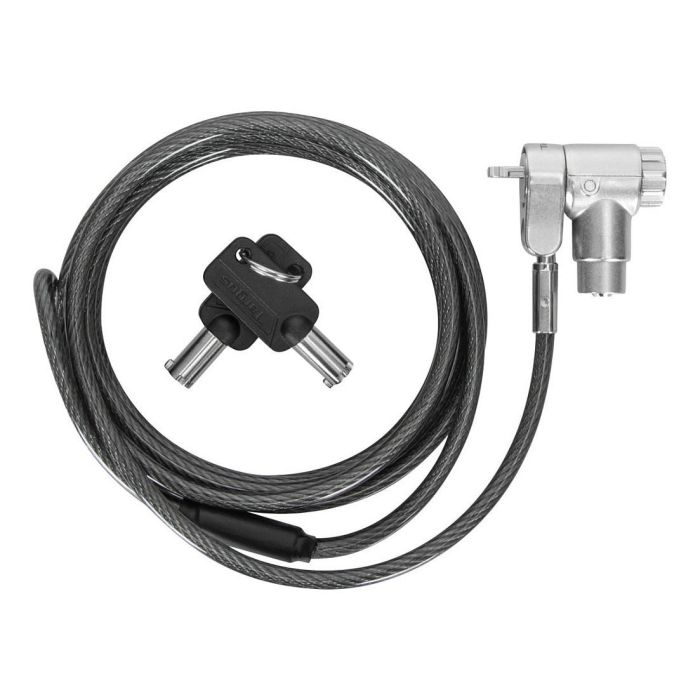 Targus ASP95GL Candado para portátil, 2 m, Llave, Acero Galvanizado, Plata 1