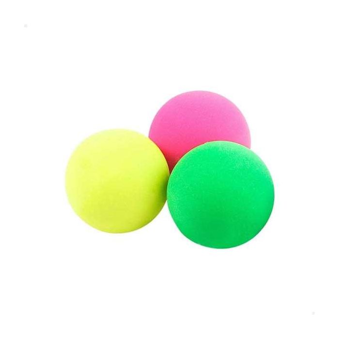 Color Baby Pelotas para Palas de Playa 4x4x16 cm en Red 3 Unidades Colores Surtidos Goma Espuma 2