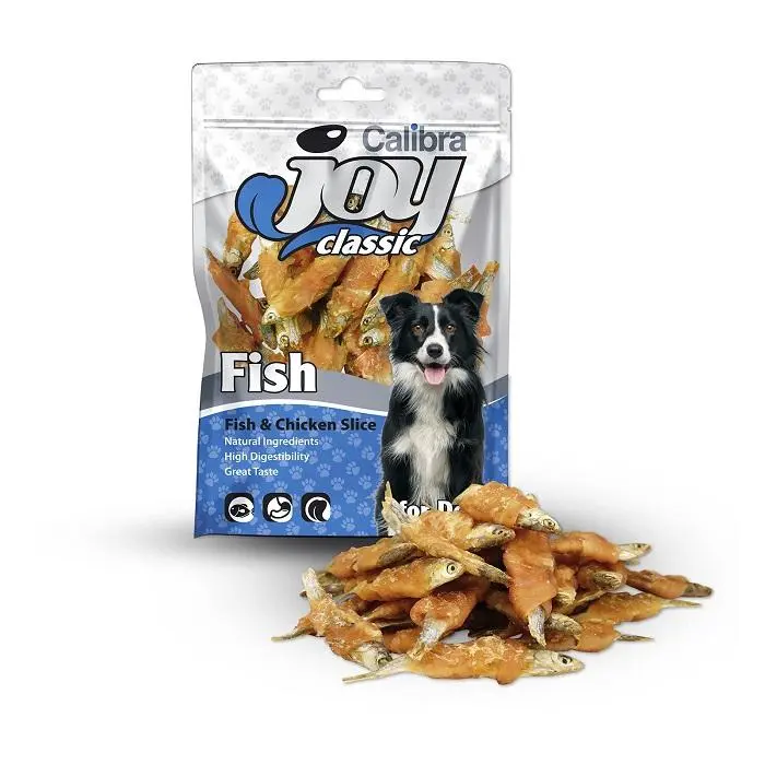 Calibra Joy Dog Classic Peixe Frango Slice 80 gr