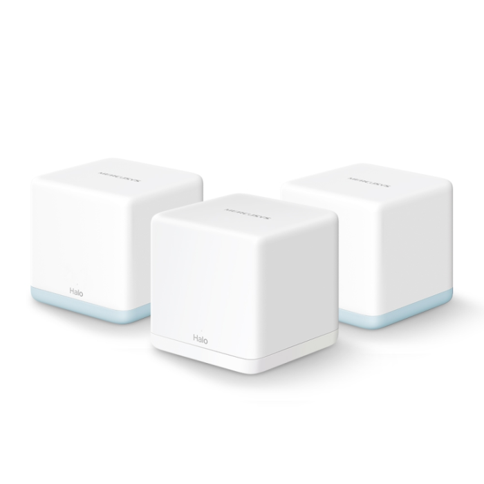 Mercusys Halo H32G Doble banda (2,4 GHz / 5 GHz) Wi-Fi 5 (802.11ac) Blanco 2 Interno Mercusys Halo H32G Doble banda (2,4 GHz / 5 GHz) Wi-Fi 5 (802.11ac) Blanco 2 Interno