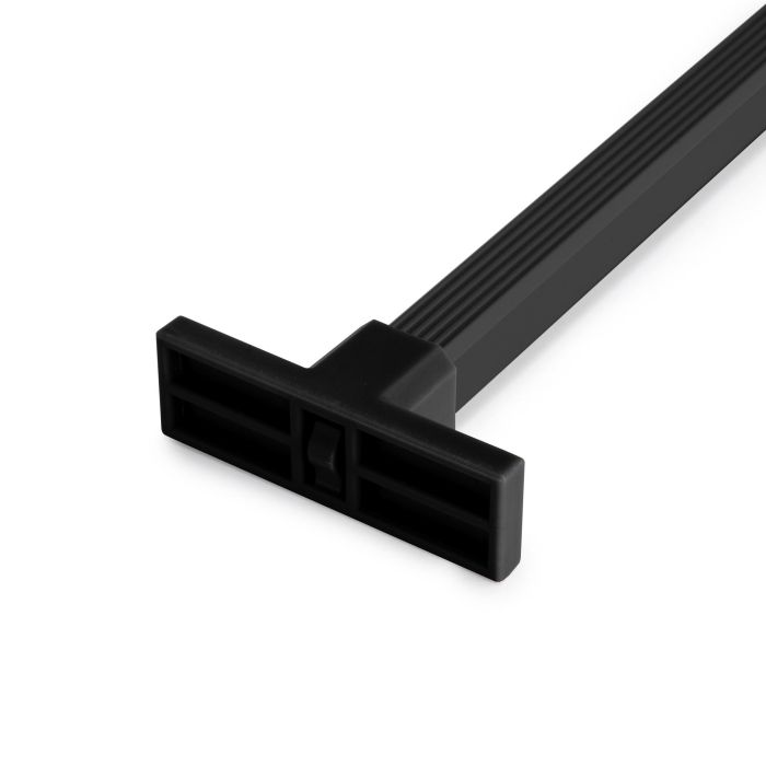 Emuca Kit de 7 varillas pantalonero, 1 bandeja y bastidor de guías con cierre suave para armarios, regulable, módulo 800mm, Negro texturizado 4 Emuca Kit de 7 varillas pantalonero, 1 bandeja y bastidor de guías con cierre suave para armarios, regulable, módulo 800mm, Negro texturizado 4