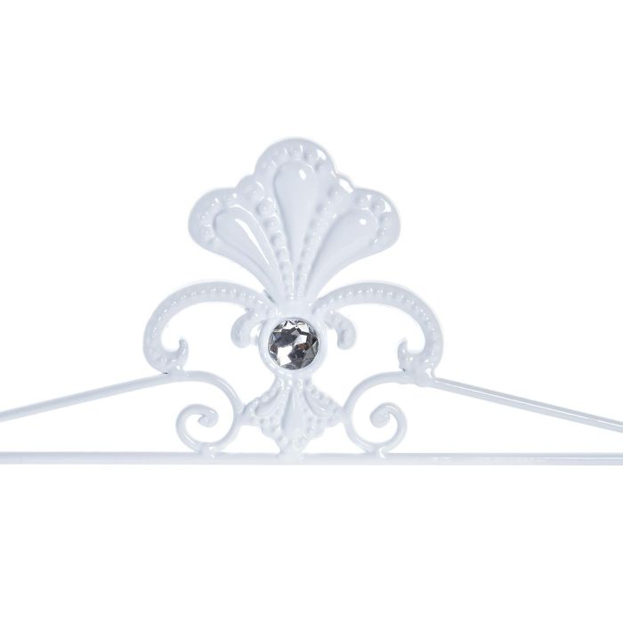 DKD Home Decor Toallero Shabby de Metal Blanco 51 cm Ancho x 25 cm Alto x 9 cm Largo - Pack de 4 1 DKD Home Decor Toallero Shabby de Metal Blanco 51 cm Ancho x 25 cm Alto x 9 cm Largo - Pack de 4 1