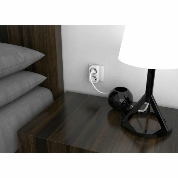 Quarx QUA4004282472353 Biplite 2P 16A Blanco y gris claro conforme a NF 1 Quarx QUA4004282472353 Biplite 2P 16A Blanco y gris claro conforme a NF 1