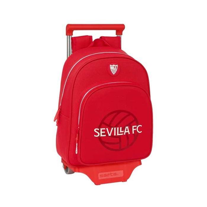 Mochila Escolar con Ruedas Sevilla Fútbol Club Rojo 28 x 34 x 10 cm 3 Mochila Escolar con Ruedas Sevilla Fútbol Club Rojo 28 x 34 x 10 cm 3