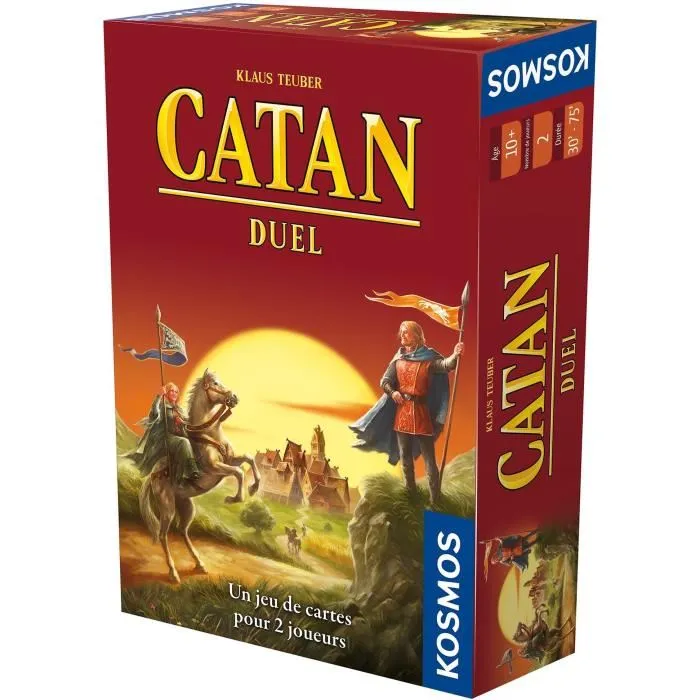 Asmodee Catan Duel Juego de Mesa para 2 Jugadores, Estrategia y Suerte con Dados Aleatorios, Recursos y Cartas. A partir de 10 años. 1 Asmodee Catan Duel Juego de Mesa para 2 Jugadores, Estrategia y Suerte con Dados Aleatorios, Recursos y Cartas. A partir de 10 años. 1
